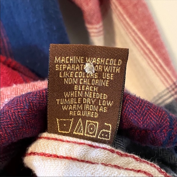 Lincoln Outfitters Red Flannel Button Down - Picture 8 of 8